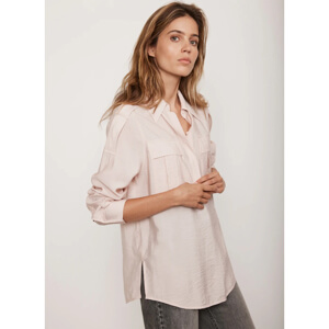 Mint Velvet Pink Pocket Detail Shirt